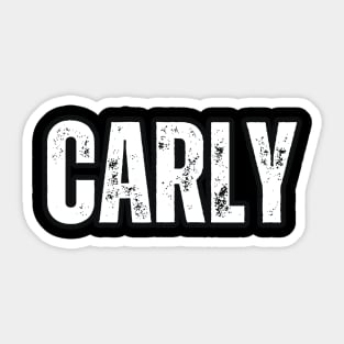 Carly Name Gift Birthday Holiday Anniversary Sticker